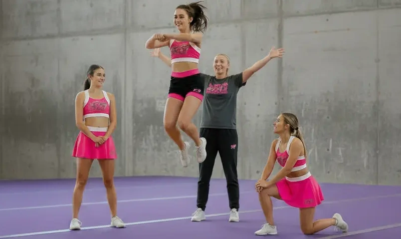 Junior cheerleading class Sunbury